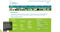 Desktop Screenshot of dttas.ie